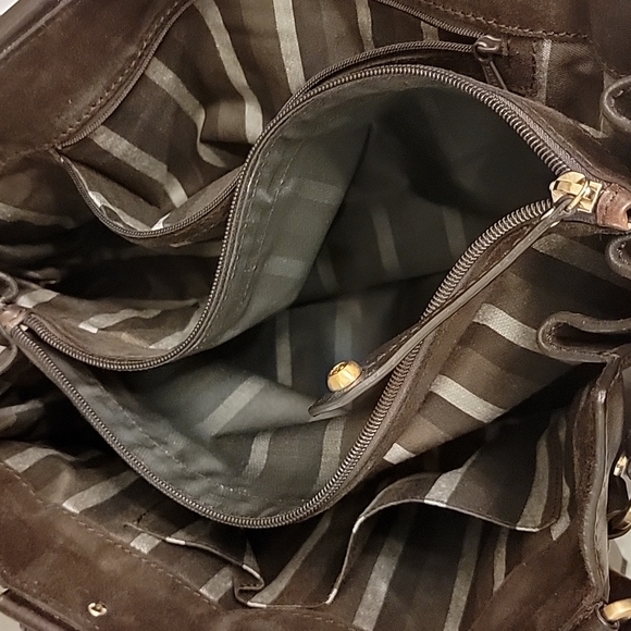 📍Rare |Vintage | Francesco Biasia | Leather & Suede East West Style Bag - Picture 8 of 16